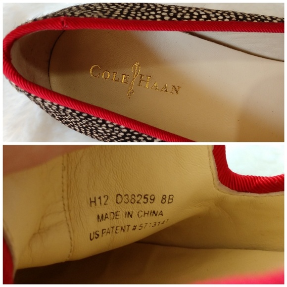 Cole Haan Calf Hair Dotted Cheetah Loafers - Picture 8 of 8